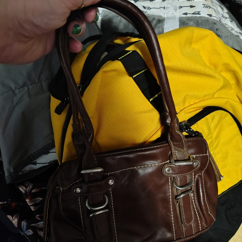 Brown Leather Handbag